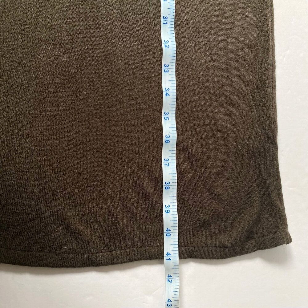 Connected Apparel Sweater Dress Womens Small Pewter Grayish Brown Ombre Cowl NWT - Picture 10 of 10
